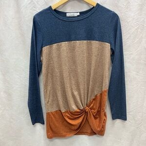 Colorblock Long Sleeve Top